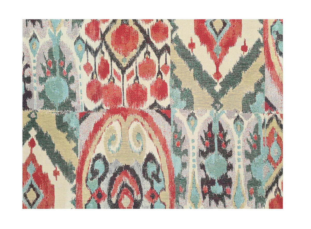 TISCHSET Textil Rot, Hellblau, Beige 35/48 cm  - Beige/Rot, Design, Textil (35/48cm) - Apelt