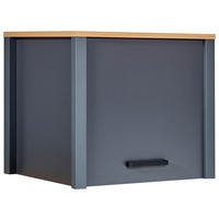 AUFSATZSCHRANK 70/60,5/60 cm   - Anthrazit/Schwarz, MODERN, Holzwerkstoff/Metall (70/60,5/60cm) - home24