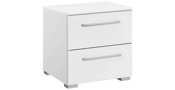 NACHTSCHRANK 40/49/42 cm - Silberfarben/Alufarben, Design, Holzwerkstoff/Kunststoff (40/49/42cm) - Novel