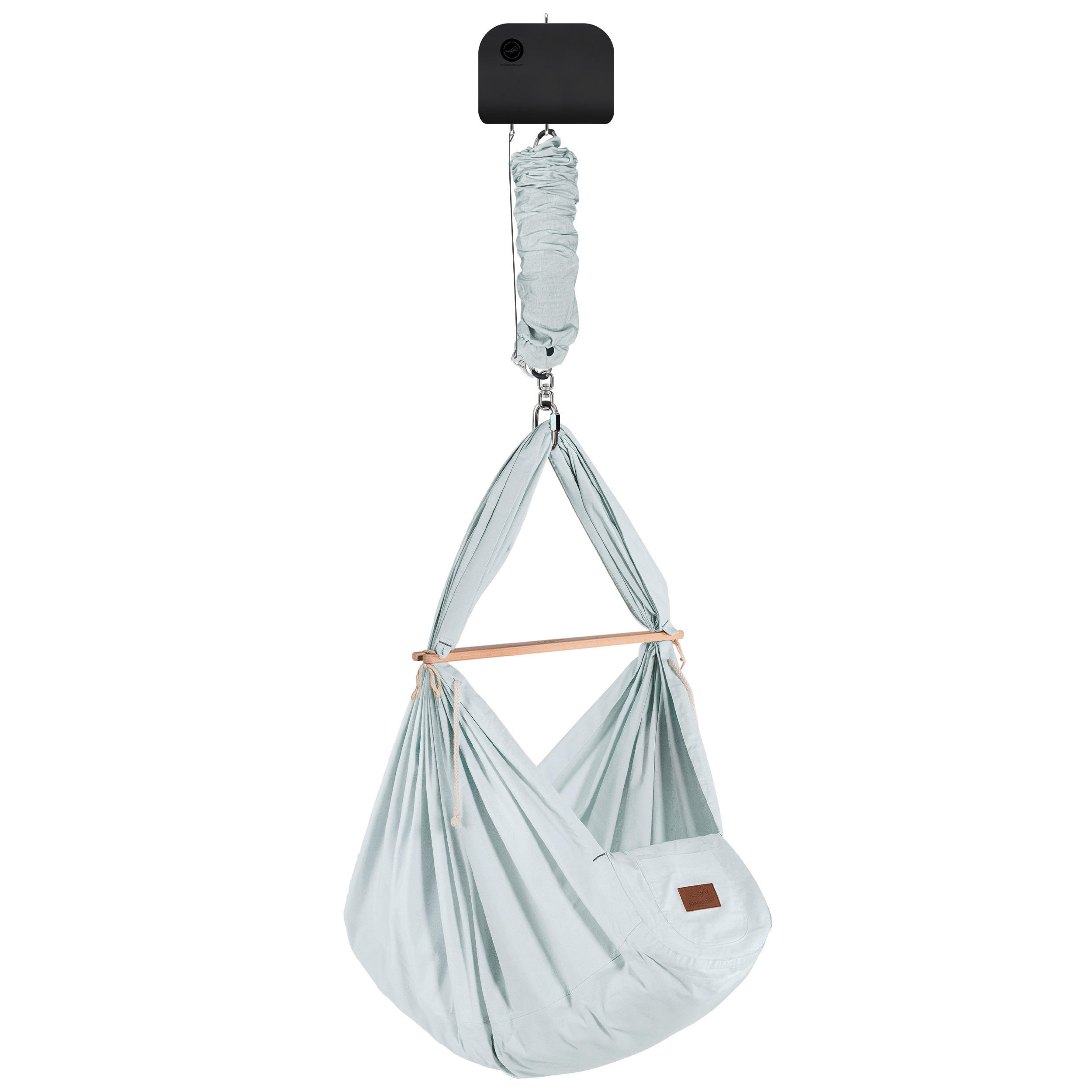 VISEĆA KOLIJEVKA - svijetlo siva, Basics, tekstil (137/30/165cm) - SCHMUSEWOLKE