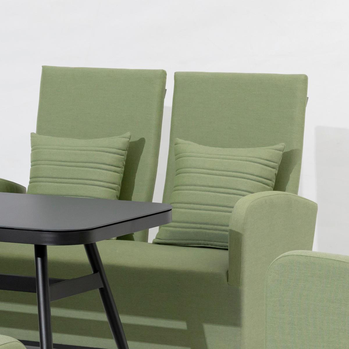 OUTDOOR-KISSEN  - Grün, MODERN, Textil (45/45cm) - Gardenson