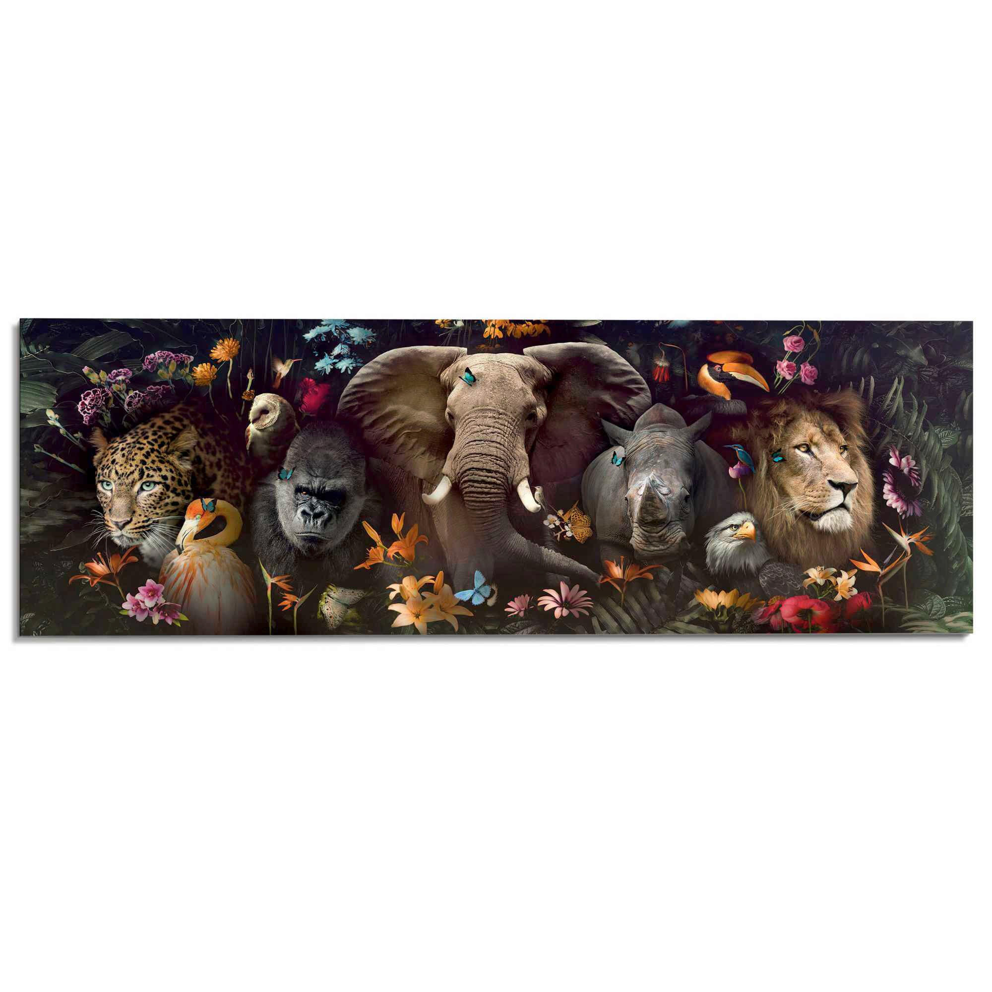 BILD Tiere  - Multicolor, Basics, Holz (156/52/2cm) - Reinders!