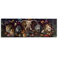 BILD Tiere  - Multicolor, Basics, Holz (156/52/2cm) - Reinders!