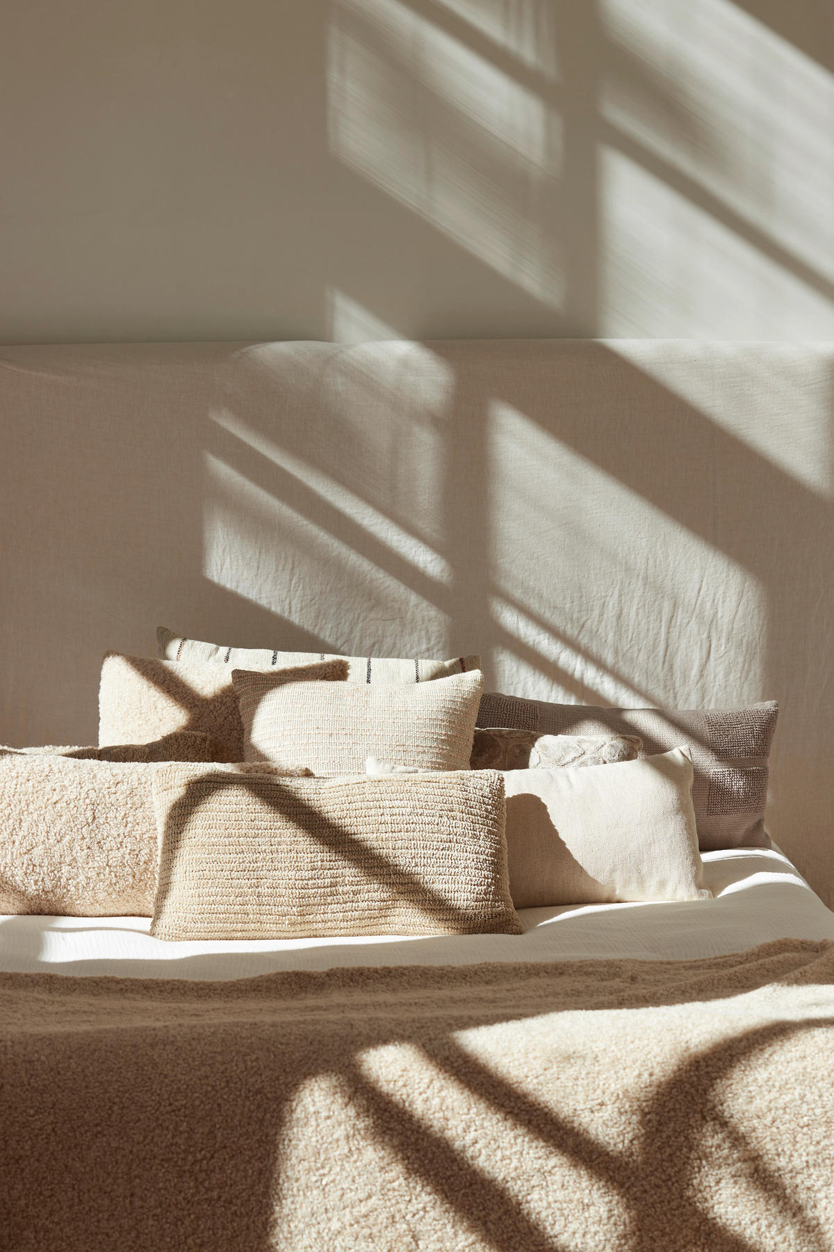 ZIERKISSEN LINA 45/45 cm  - Beige, LIFESTYLE, Textil (45/45cm) - Light & Living