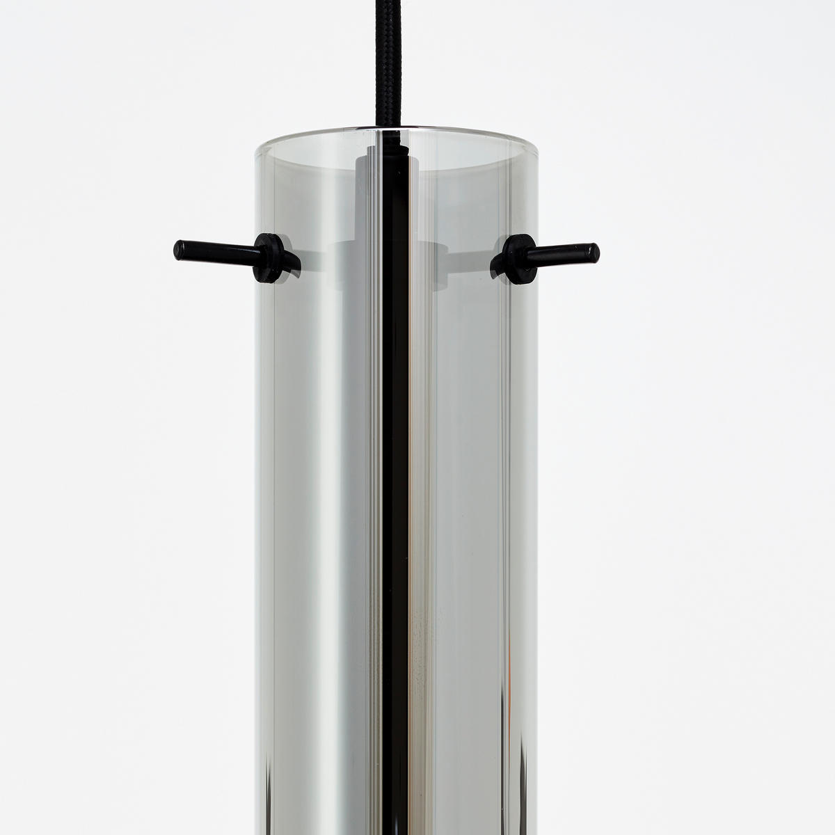 HÄNGELEUCHTE 14,5/199 cm   - Schwarz, Design, Glas/Metall (14,5/199cm) - Brilliant