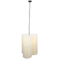 HÄNGELEUCHTE 61/120 cm  - Weiß, Design, Kunststoff/Textil (61/120cm) - Collet's Monde