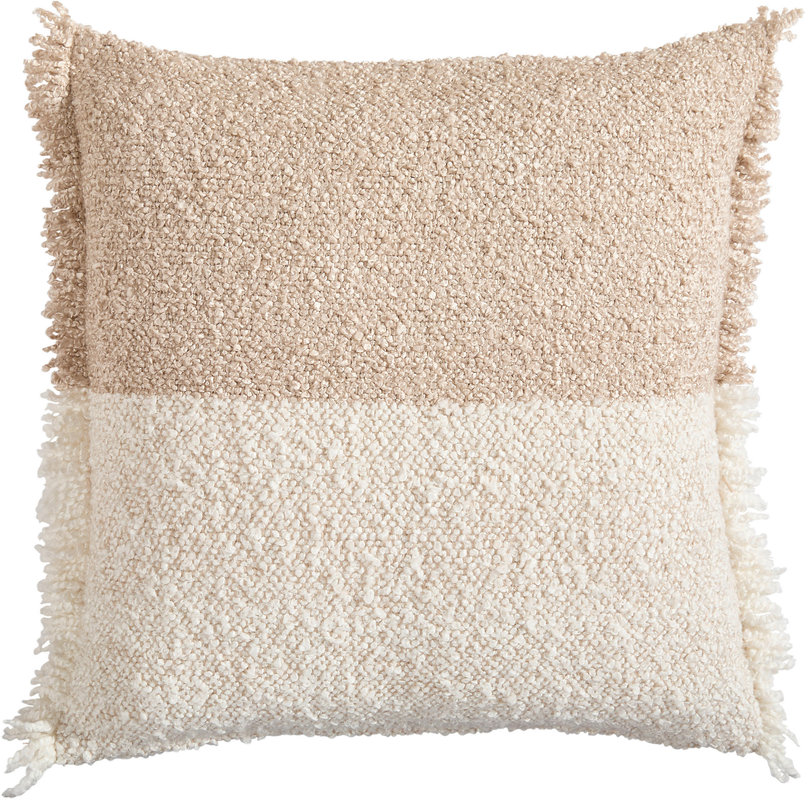 KISSENHÜLLE 48/48 cm  - Elfenbein/Beige, Textil (48/48cm) - Novel