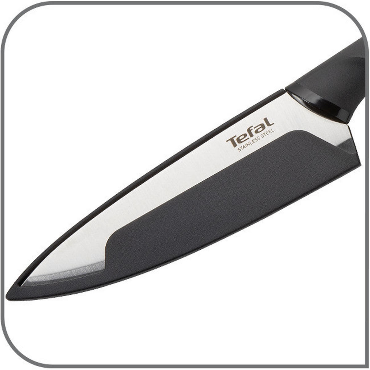 DÍSZÍTŐ KÉS  - világosszürke/fekete, Basics, műanyag/fém (2.5cm) - Tefal