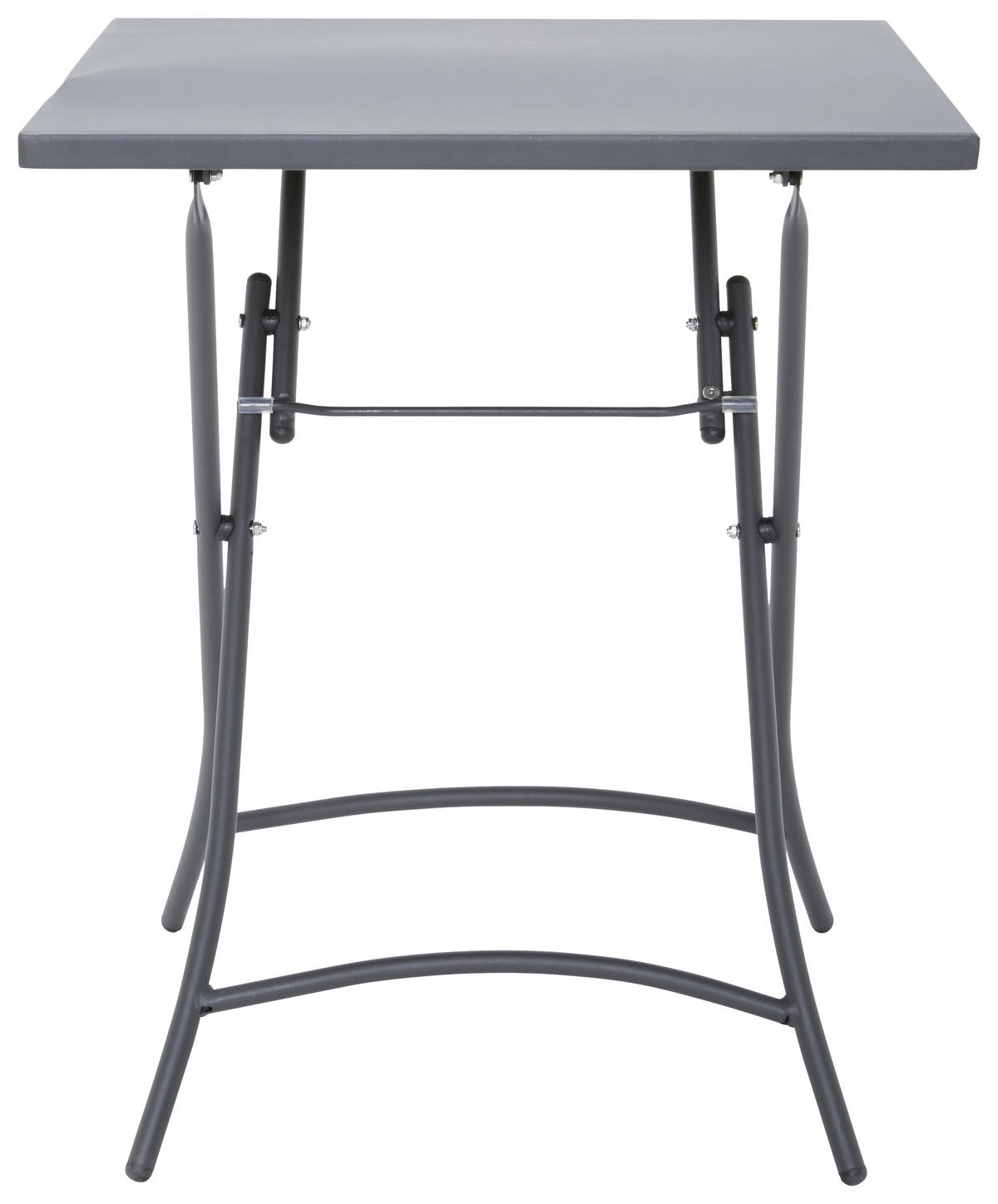 ZAHRADNÍ SKLÁDACÍ STOLEK, kov, 60/60/72 cm - antracitová, Konvenční, kov (60/60/72cm) - Ambia Garden