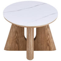 ESSTISCH 160/90/75 cm Echtholz, Nachbildung  Holz, Stein, Holzwerkstoff oval Weiss, Eichefarben  - Weiss/Eichefarben, Modern, Holz/Holzwerkstoff (160/90/75cm) - Livetastic