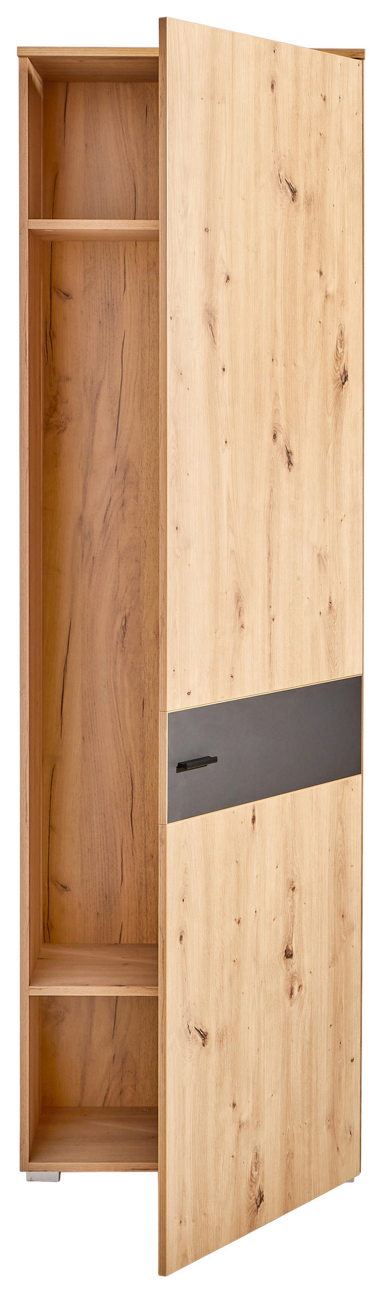 GARDEROBE 4-teilig  in 180/198/38 cm  - Anthrazit/Eiche Artisan, KONVENTIONELL, Holzwerkstoff (180/198/38cm) - Carryhome