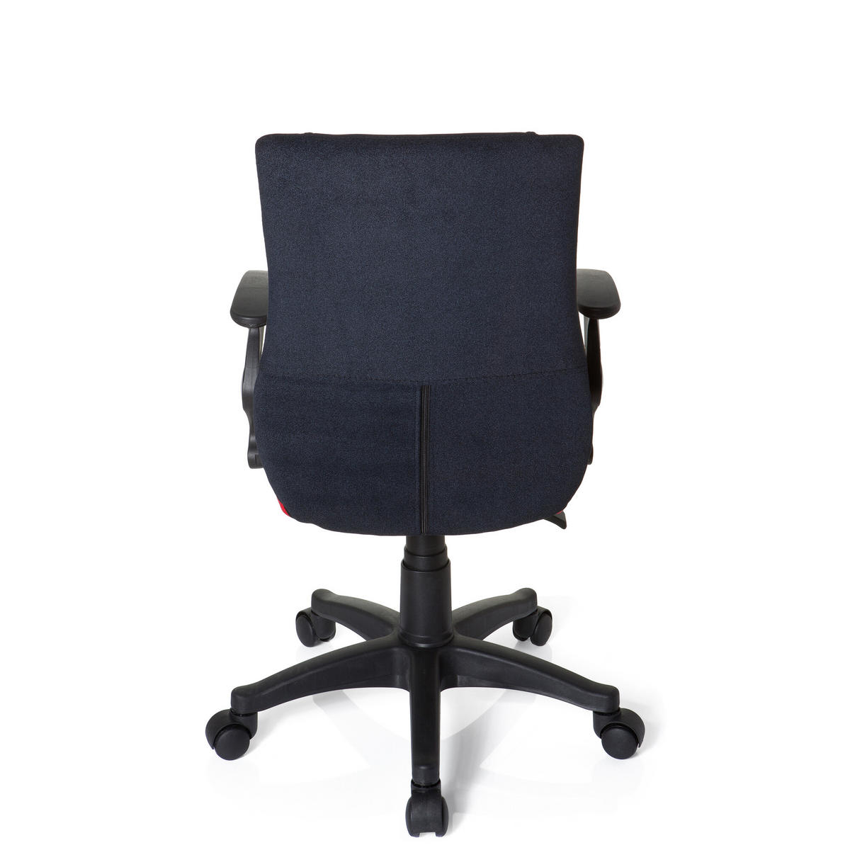 OTOČNÁ ŽIDLE PRO MLÁDEŽ, červená, černá - černá/červená, Basics, plast (50/87-97/40cm) - MID.YOU
