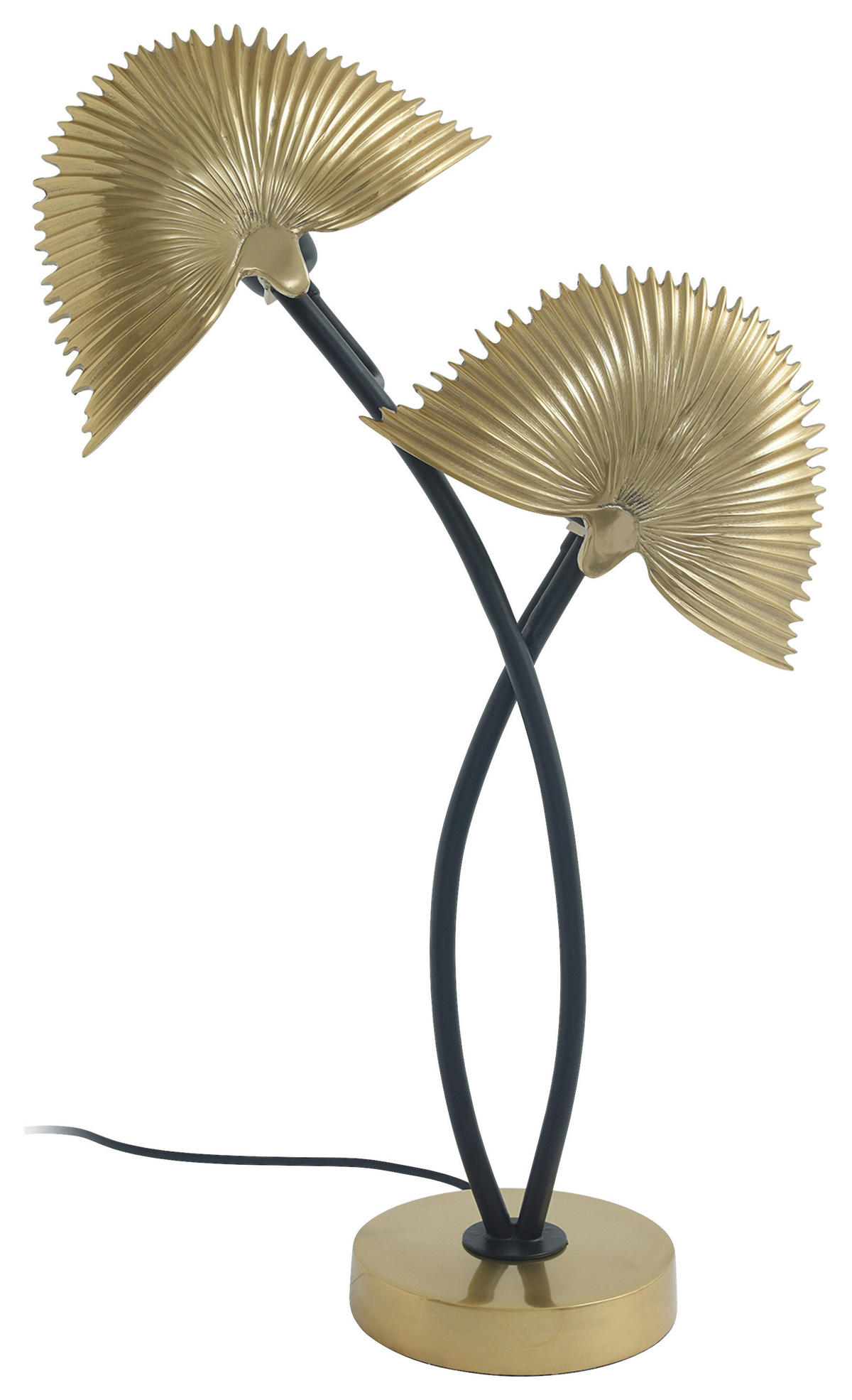 TISCHLEUCHTE - Goldfarben, Basics, Metall (38/16/60cm) - Kayoom