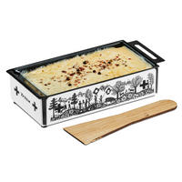 RACLETTE-GRILL  - Weiß, Design, Metall (19,50/10/5cm) - Trisa Electronics