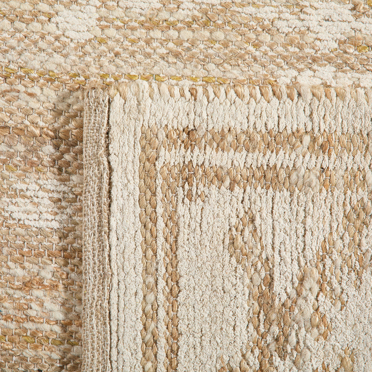 JUTETEPPICH 130/190 cm Creme, Beige rechteckig  - Beige/Creme, Natur, Textil (130/190cm) - Linea Natura
