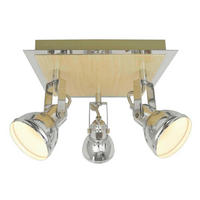 STROPNI REFLEKTOR   24/18/24 cm          3X7W W  - barve kroma, Basics, kovina (24/18/24cm)