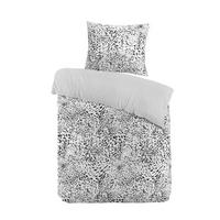 BETTWÄSCHESET 3-teilig Lucas Satin 200/210 cm  - Weiss/Grau, Basics, Textil (200/210cm) - Novel