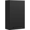 HÄNGESCHRANK 40/64/20 cm  - Schwarz, KONVENTIONELL, Holzwerkstoff/Metall (40/64/20cm) - Xora