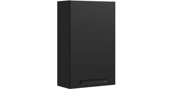 HÄNGESCHRANK 40/64/20 cm  - Schwarz, KONVENTIONELL, Holzwerkstoff/Metall (40/64/20cm) - Xora