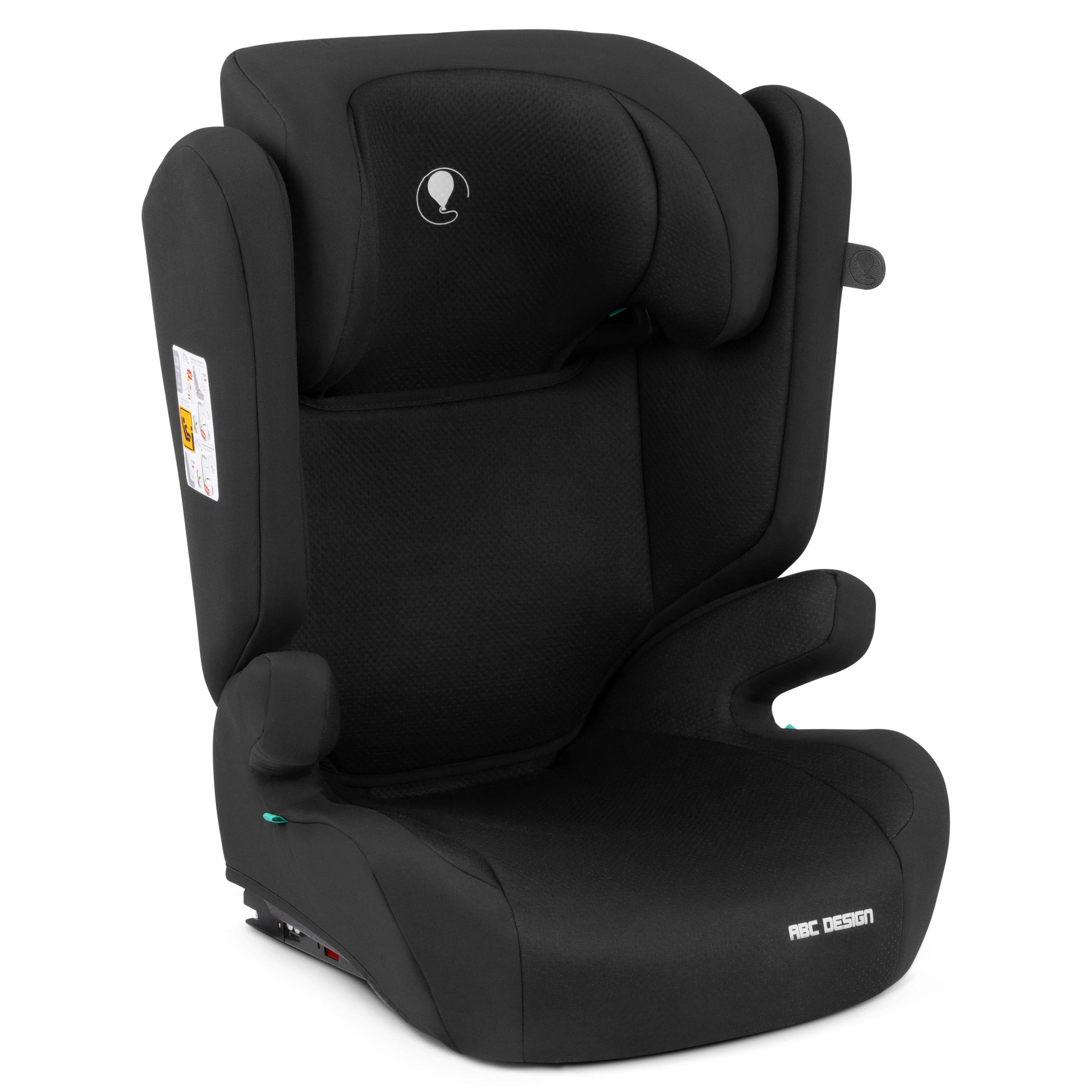 KINDERAUTOSITZ MALLOW 2 FIX I-SIZE  - Schwarz, Basics, Textil (59/44/46cm) - ABC Design