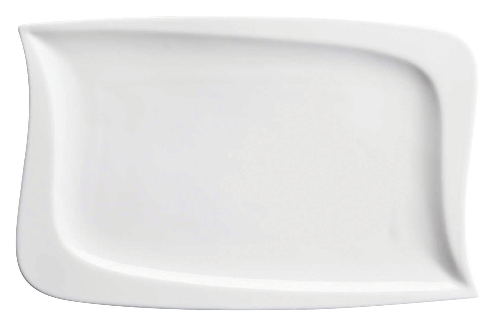PLATTE - Weiß, Basics, Keramik (38,5/23,9/7cm) - Mäser