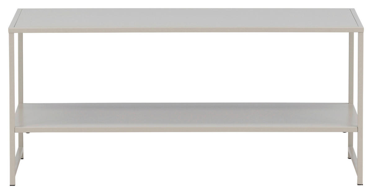 SOFFBORD i metall 102/43/45 cm  - beige, Design, metall (102/43/45cm) - Livetastic
