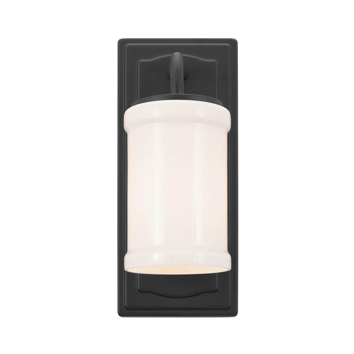 WANDLEUCHTE Kichler 30,5/12,7/15,9 cm  - Schwarz, KONVENTIONELL, Glas/Metall (30,5/12,7/15,9cm) - Elstead Lighting