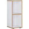 AKTENREGAL 30/74/33 cm  - Honigeiche/Weiss, Design, Holzwerkstoff/Kunststoff (30/74/33cm) - MID.YOU