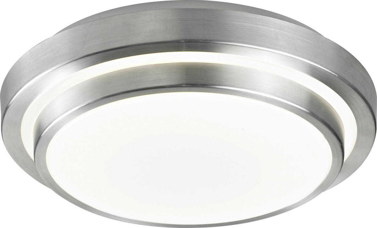 LED PLAFONJERA - boja aluminijuma, Osnovno, metal/plastika (29/9cm) - Novel