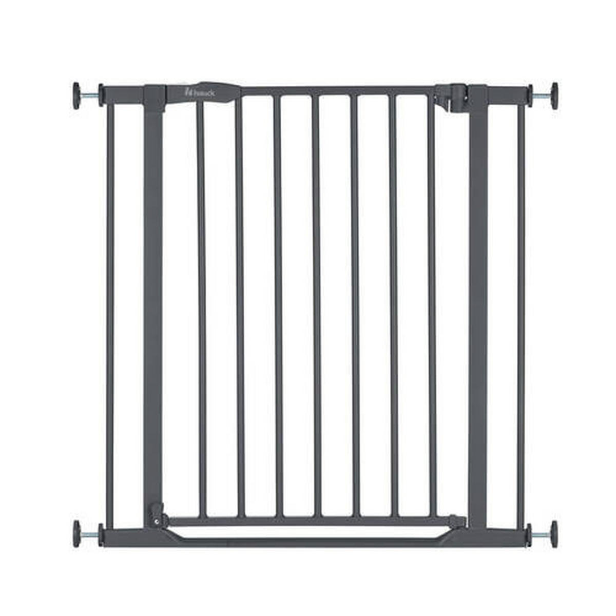 TREPPENSCHUTZGITTER  - Dunkelgrau, Basics, Kunststoff/Metall (75 - 80/77/4cm) - Hauck