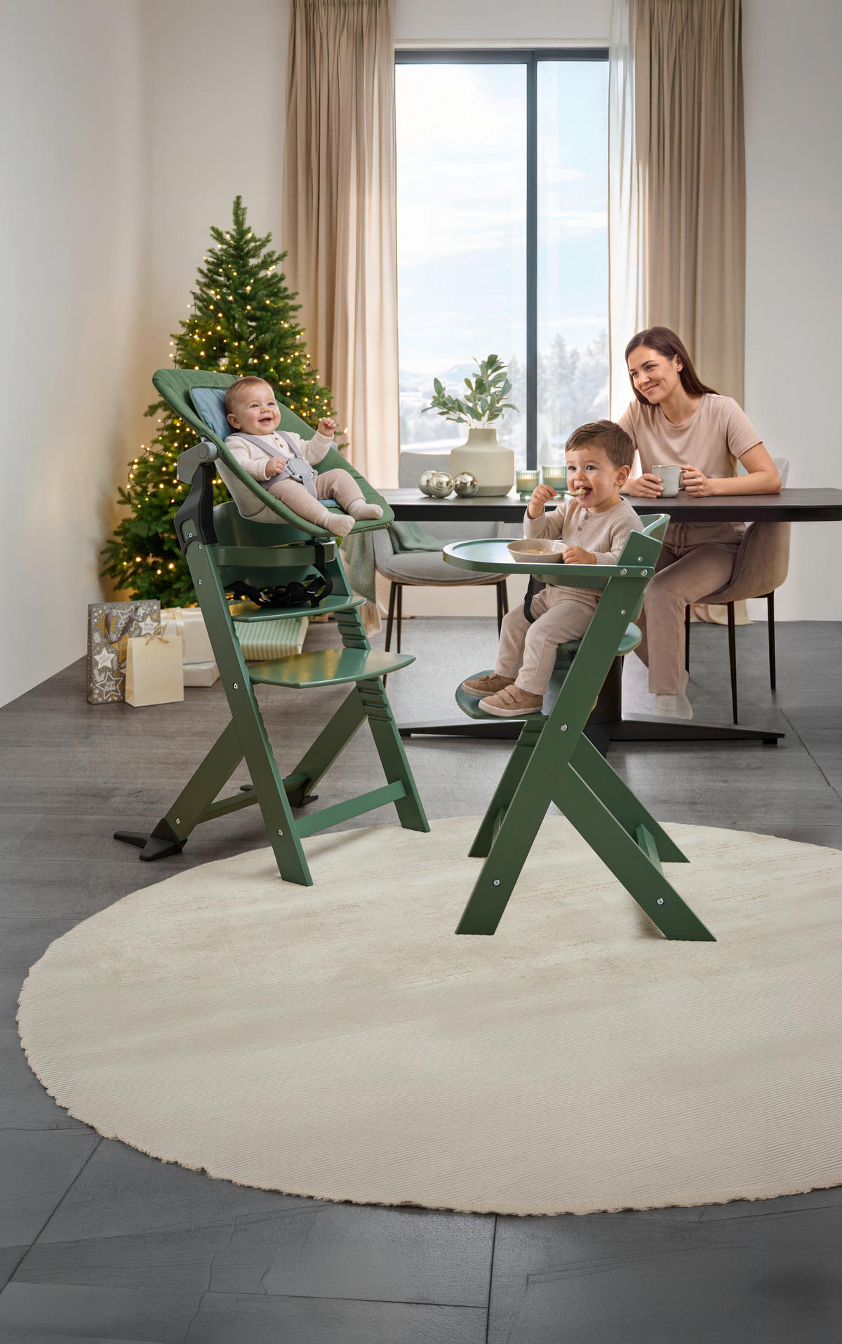 HOCHSTUHL Dunkelgrün Laurel Wreath 17-6009TPX  - Dunkelgrün, LIFESTYLE, Holz/Textil (45/50,5/78,5cm) - My Baby Lou