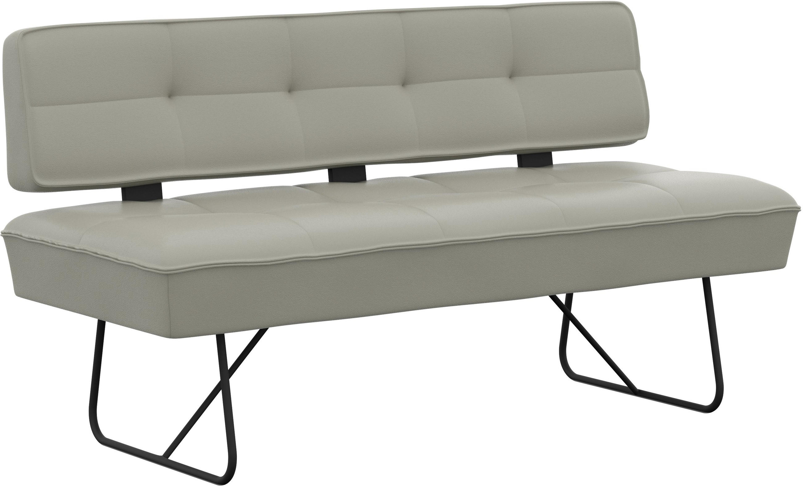 Moderano Sitzbank Hellgrau 195x88x66 cm