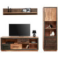 LOWBOARD in 160/60/40 cm - Dunkelgrau/Schwarz, Trend, Holz/Metall (160/60/40cm) - Landscape