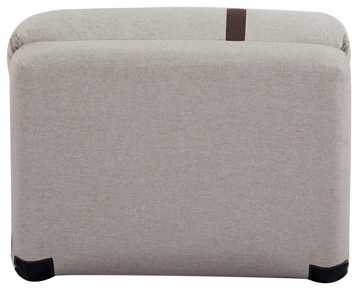 SCHLAFSESSEL  in Webstoff Dunkelbraun, Beige  - Dunkelbraun/Beige, Design, Textil (78/58/82cm) - Livetastic