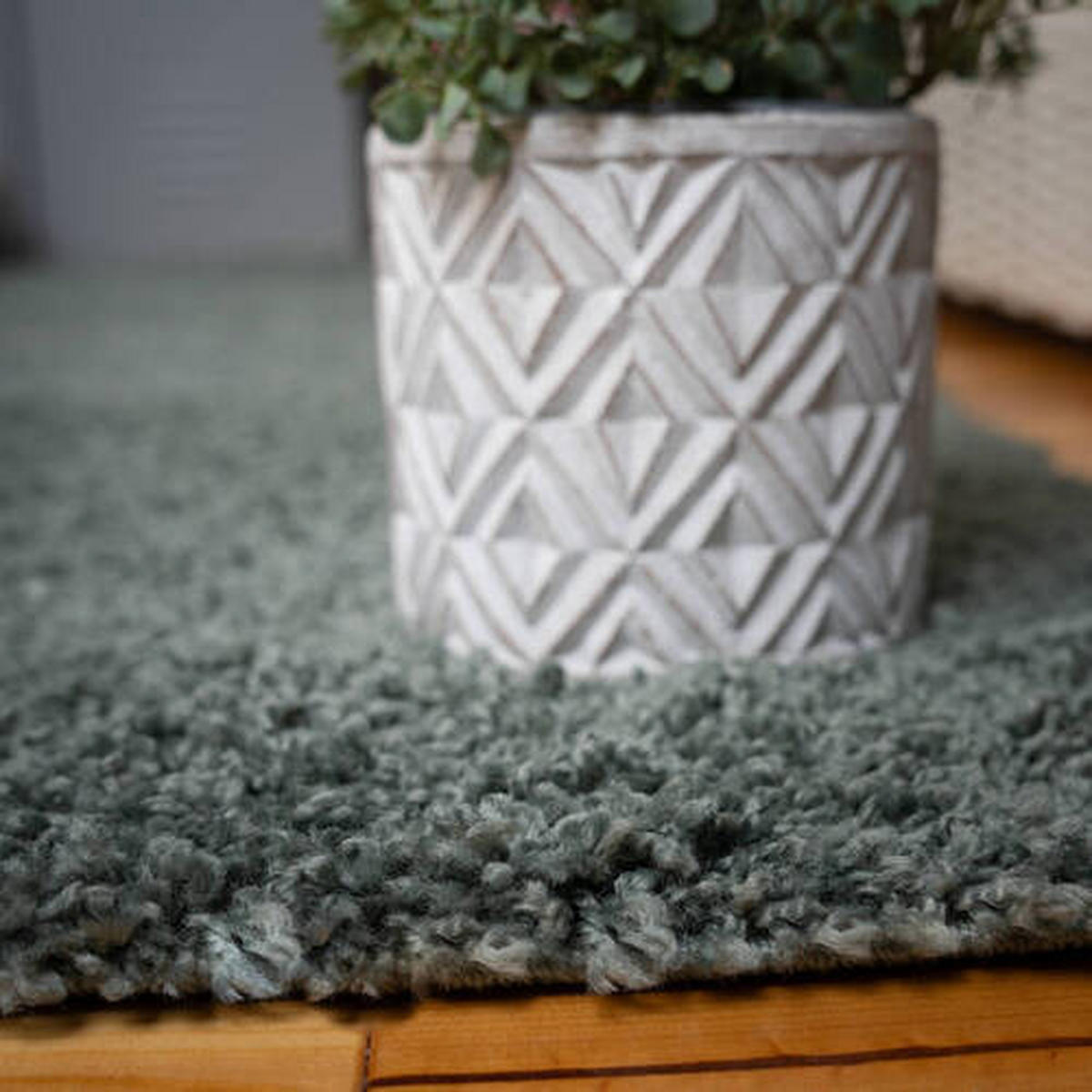 HOCHFLORTEPPICH 40/60 cm My Twist  - Jadegrün, Basics, Textil (40/60cm)