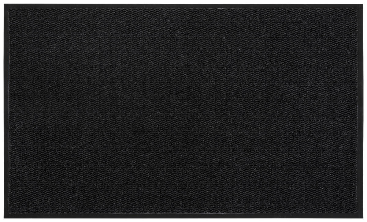 FUßMATTE  80/120 cm  Anthrazit  - Anthrazit, Basics, Kunststoff (80/120cm) - Esposa