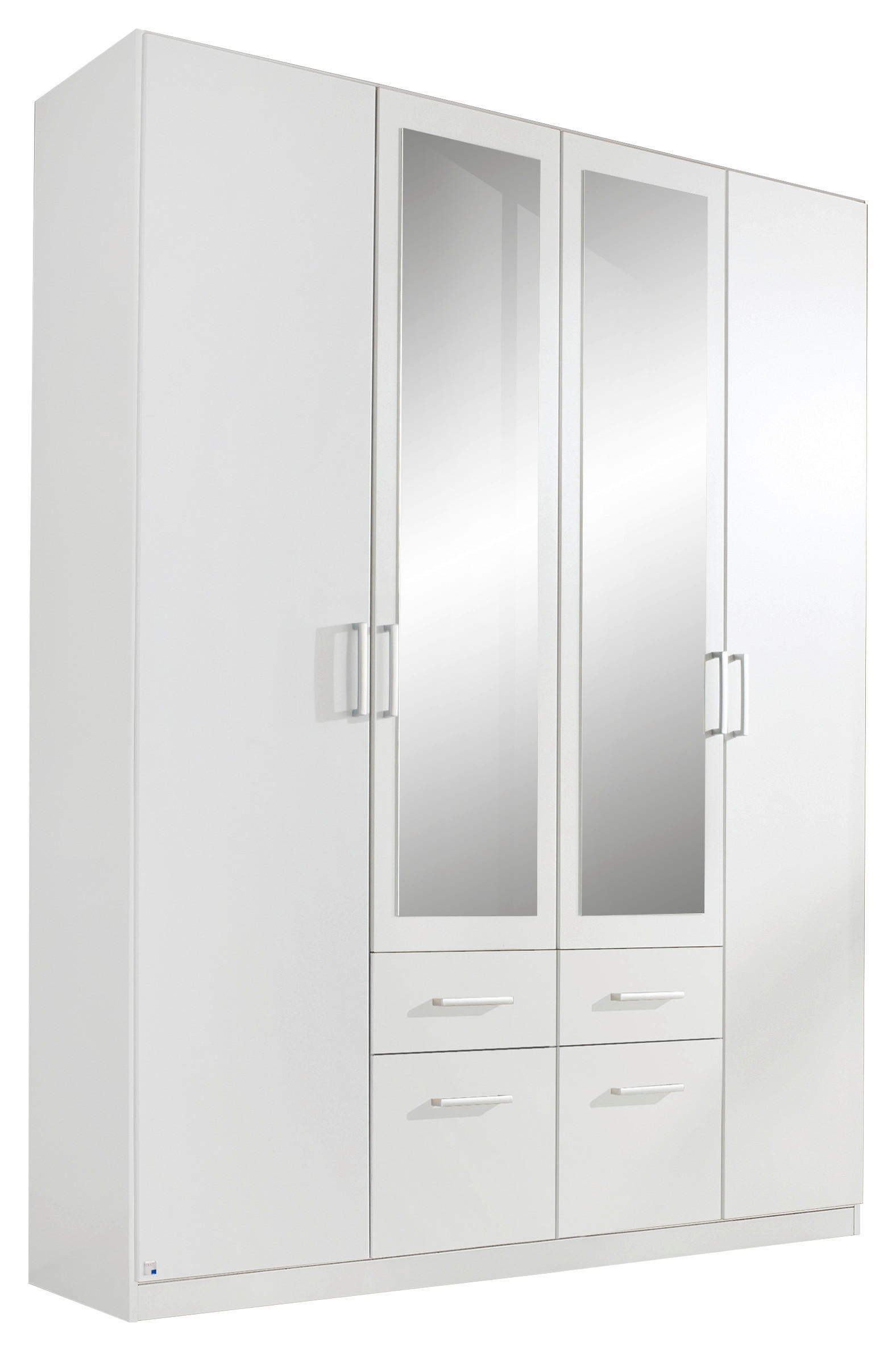 Xora Drehtürenschrank Weiß 181x229x54 cm