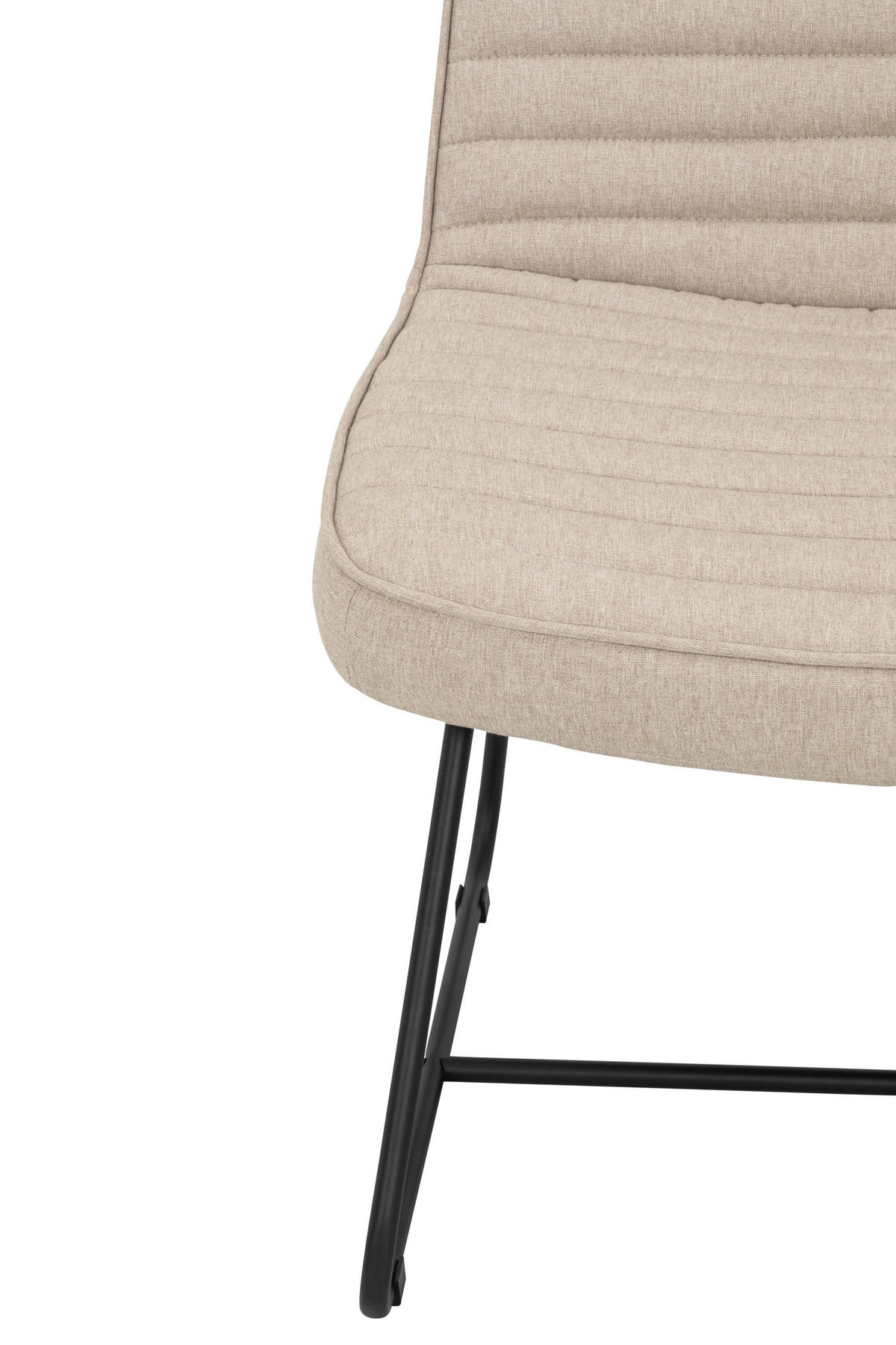 SESSEL Webstoff Beige    - Beige/Schwarz, MODERN, Textil/Metall (66/85/69cm) - P & B