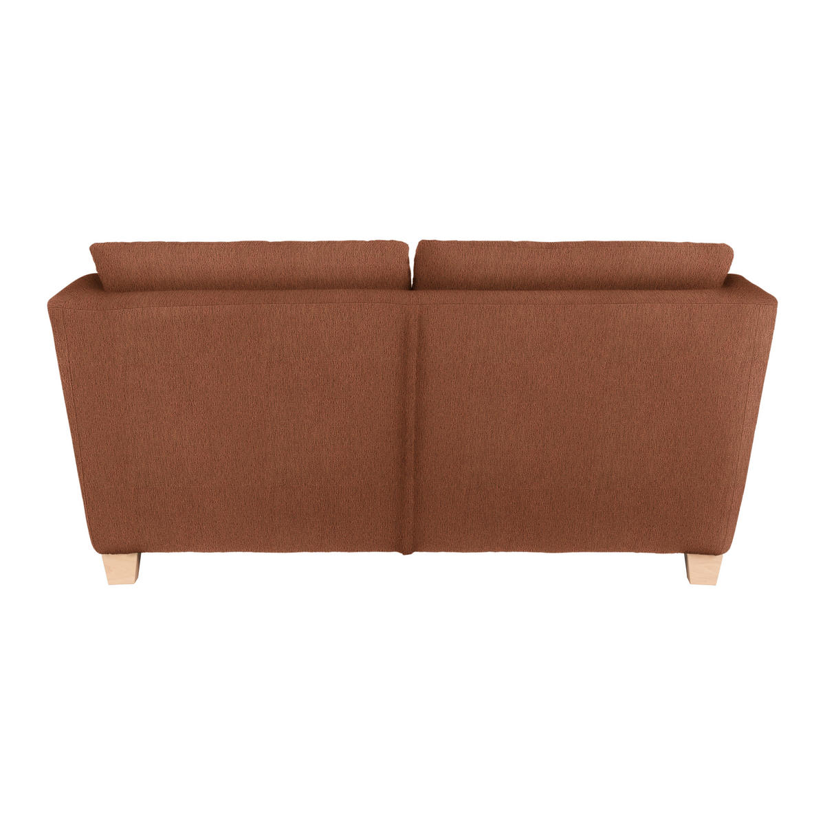 2-SITZER-SOFA in Chenille Kupferfarben  - Naturfarben/Kupferfarben, Holz/Textil (190/70-85/95cm) - MID.YOU