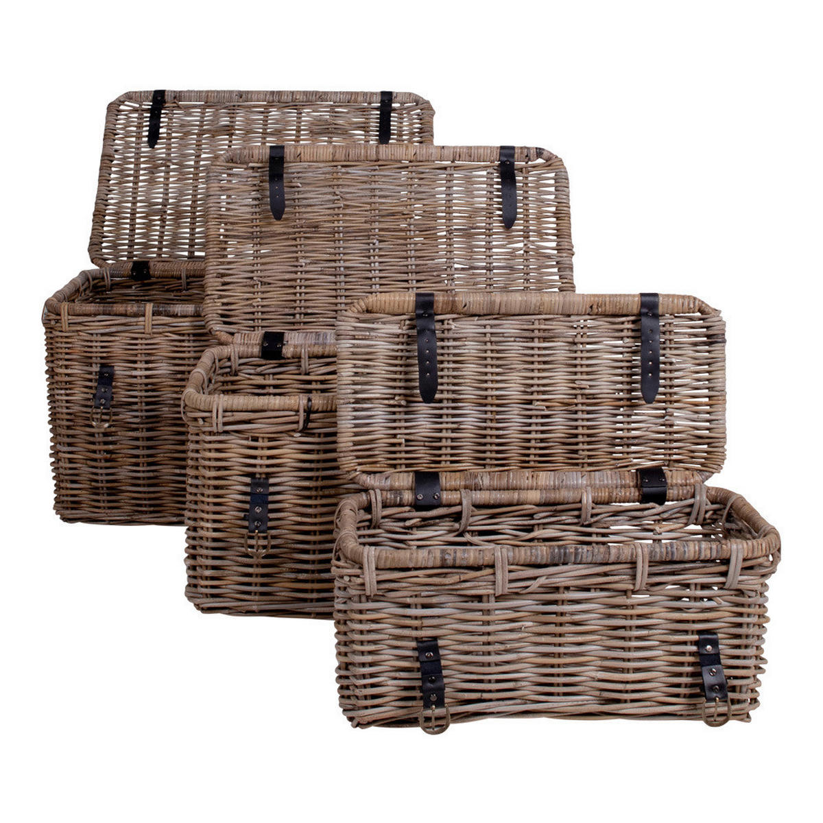 KORBSET  - Naturfarben, Basics, Naturmaterialien (81/48/51cm)