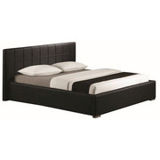 KREVET - crna, Design, drvo/tekstil (200/140cm) - Xora
