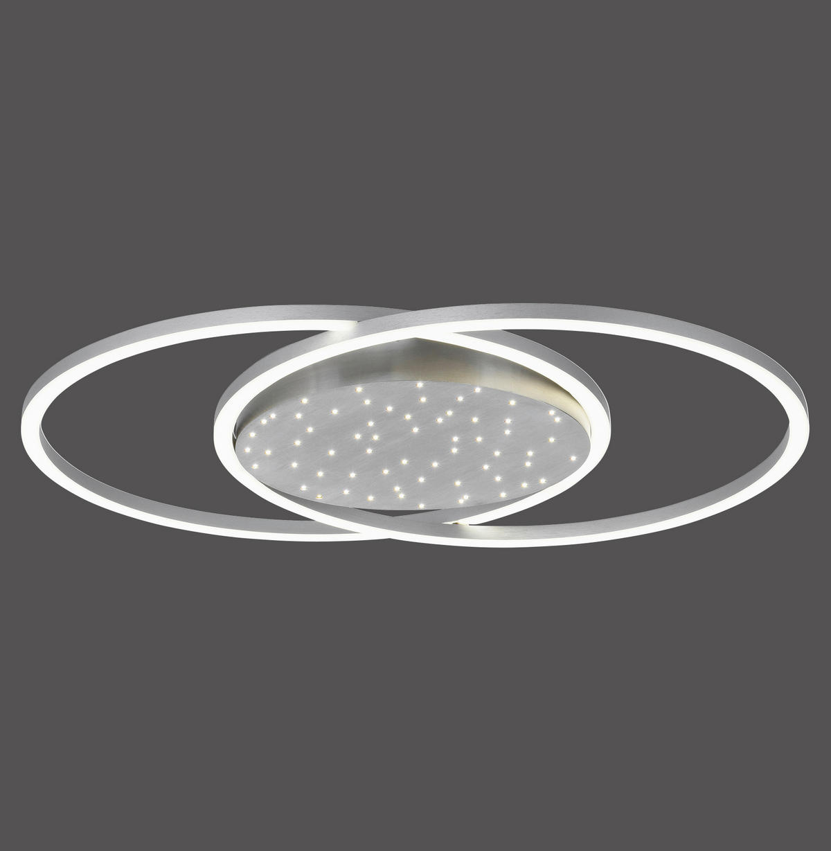 LED-DECKENLEUCHTE   - Grau, Design, Kunststoff/Metall (66,8/50cm)