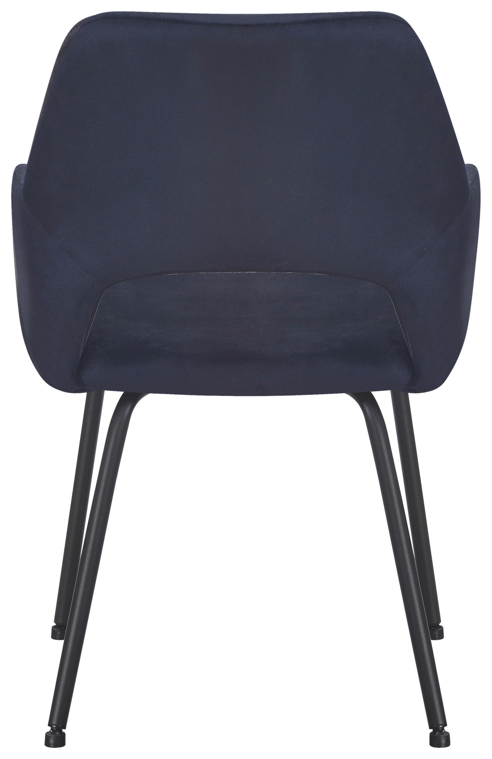 Armlehnstuhl Jonny järn manchester  - svart, Klassisk, metall/textil (58/86/59cm)