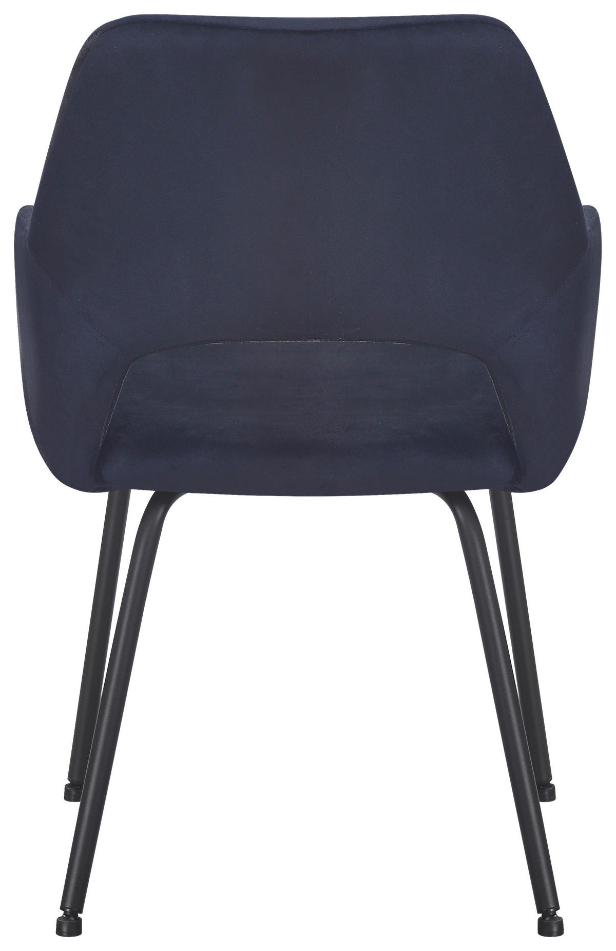 Armlehnstuhl Jonny järn manchester  - svart, Klassisk, metall/textil (58/86/59cm)