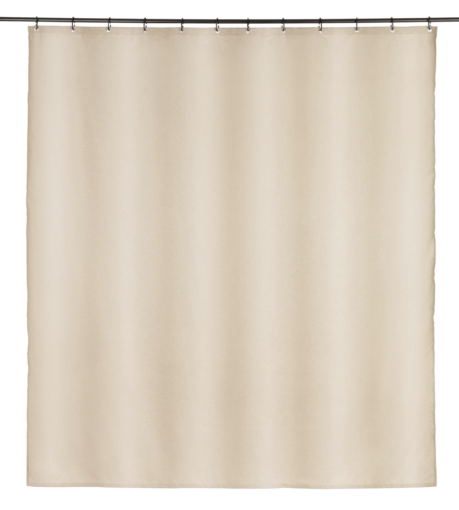 DUSCHVORHANG MAYOUR GRS PES 180/200 cm  - Beige, KONVENTIONELL, Kunststoff/Textil (180/200cm) - Schöner Wohnen