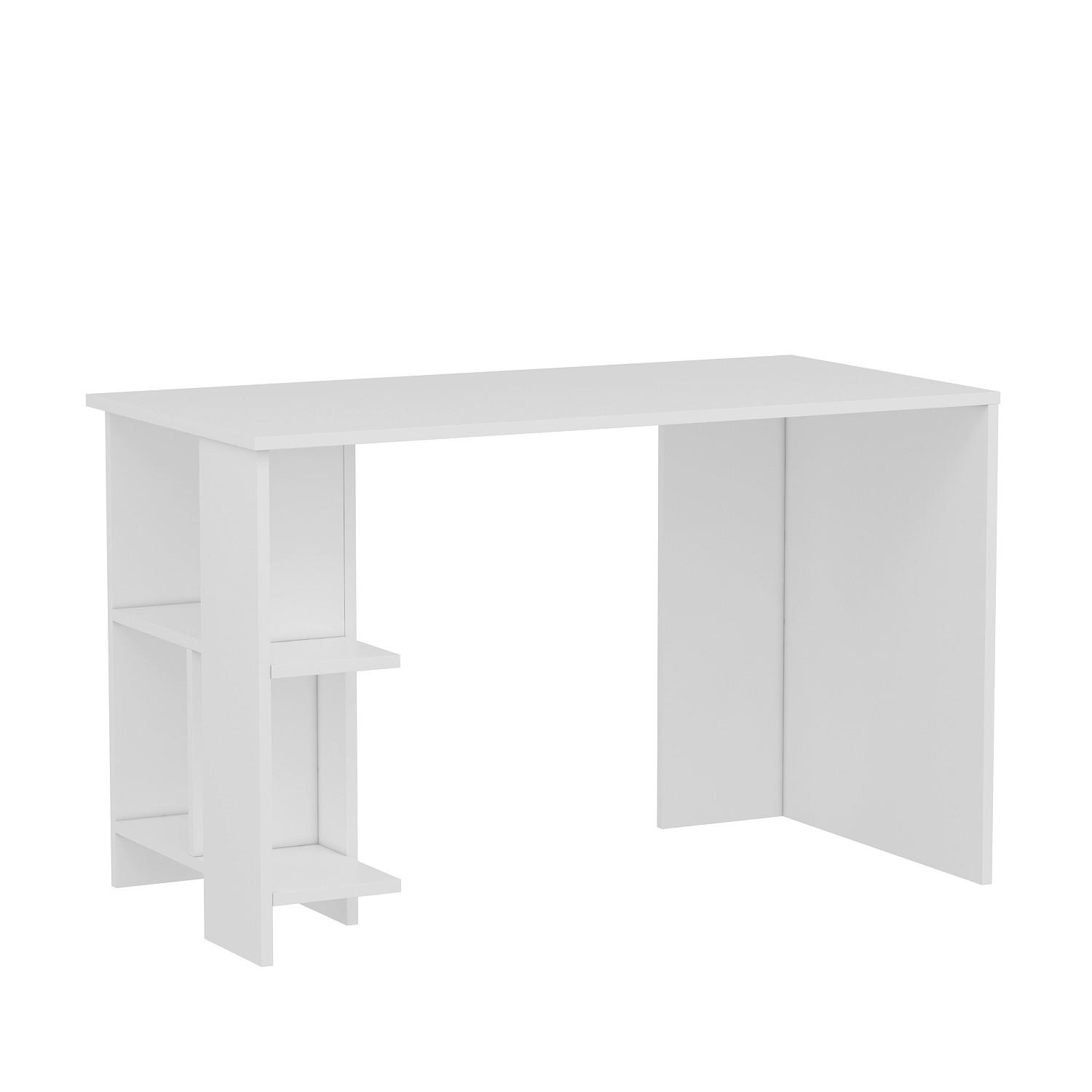 Livetastic Schreibtisch Alya Schreibtisch Weiß 60x73x120 cm