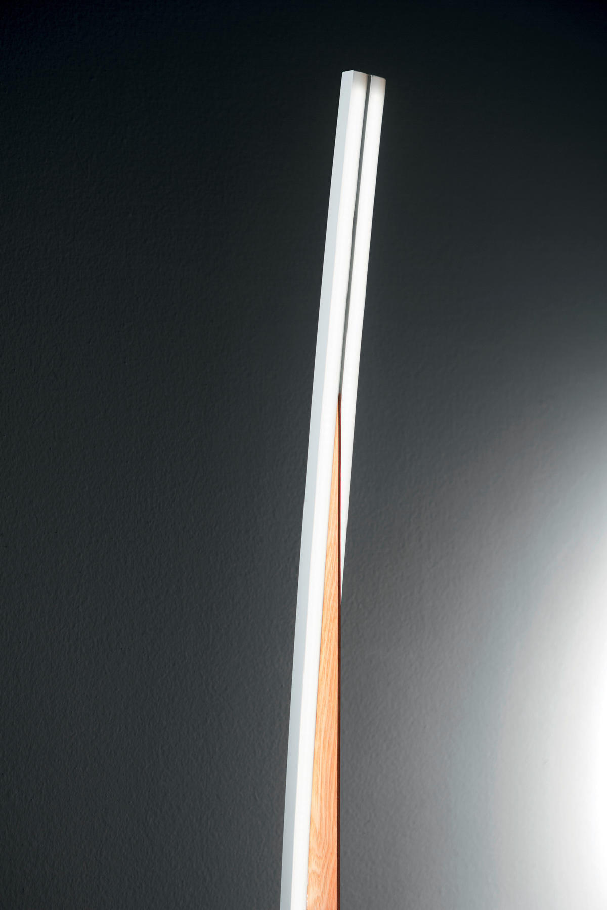 LED SVJETILJKA PODNA Cordoba  - boje jasena/bijela, Design, drvo/metal (22/167,6cm)