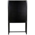 BARSCHRANK in Schwarz, Sheeshamfarben  - Sheeshamfarben/Schwarz, Design, Holz/Metall (90/160/40cm) - Ambia Home