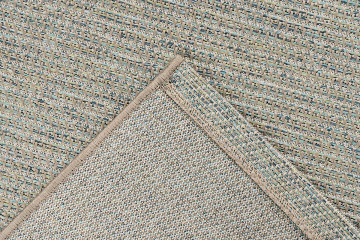 FLACHWEBETEPPICH 200/290 cm Blau  - Blau, Basics, Textil (200/290cm) - Kayoom