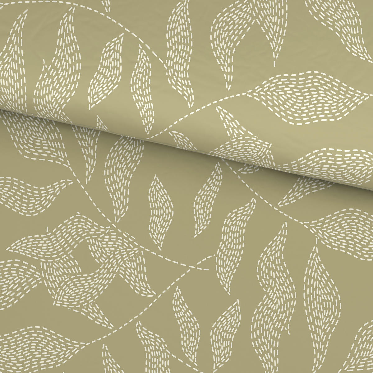 BETTWÄSCHE Mavie Satin 140/200 cm  - Grün, Basics, Textil (140/200cm) - Novel